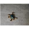 Lovely Estate 14K YG Gold Enamel Turtle Charm #1992802