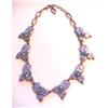 New enamel & rhinestone choker necklace #1992823