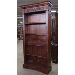 ANTIQUE STYLE LIBRARY LAWYER WALNUT BOOKCASE #1993003