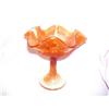 Image 1 : Fenton Stream of Hearts Marigold Compote ? Rare#1993062