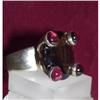 Image 1 : Designer Topaz Sterling tourmaline ring Silver #2017899