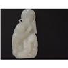 Image 1 : Chinese carved White jade Boy #2017923