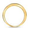 Image 4 : Channel-set Diamond Single Row Wedding Band 1/4 Cttw 14kt Yellow Gold