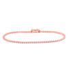 Image 1 : Diamond Tennis Bracelet 1/2 Cttw 14kt Rose Gold
