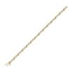 Image 1 : Baguette Diamond Link Bracelet 1 Cttw 10kt Yellow Gold
