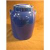 Image 1 : Old Cookie Jar Crock Cobalt Blue Kitchen item #1959695