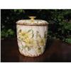 Image 1 : EARLY LIMOGES H. PAINTED BISCUIT JAR #1959836