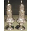 Image 1 : Hand Chased English Sterling Salt & Pepper Set #1959945