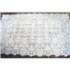 Image 1 : Vintage HANDMADE Needlepoint Lace Tablecloth #1959982