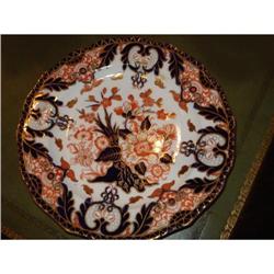 Antique Crown Derby Procelain  Service Plate #1960577