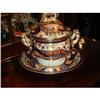 Image 1 : Crown Derby  Imari Sauce Tureen and Stand #1960580