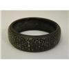 Chinese Ru-Yi Black Jade Stone Bangle  #1960623