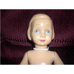 Hard Plastic Girl with molded hair and painted #1967925