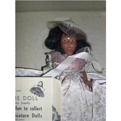 8" Black Marcia Doll Hard Plastic With Papers #1968278