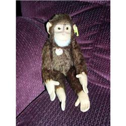 Steiff Jocke Monkey with tag and button #1968365