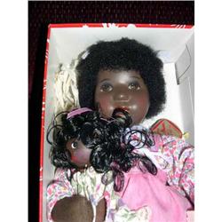 10" Kathe Kruse Black Linda W/Doll MIB 1988 #1968556