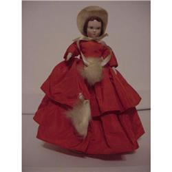 Doll Ruth Gibbs China Godey's Lady DECEMBER #1968663