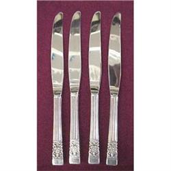 COMMUNITY SILVER 4 DINNER KNIVES #1980513