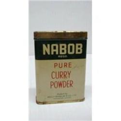 OLD NABOB SPICE TIN - CURRY POWDER #1980535