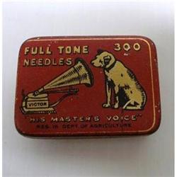 ANTIQUE GRAMOPHONE NEEDLE TIN BOX #1980542