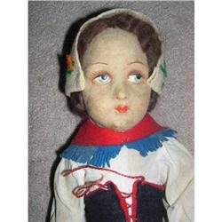 Cloth formed face doll #1980589