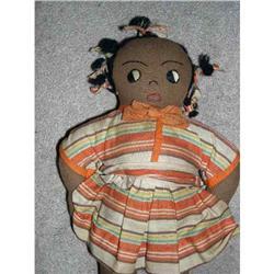 12  Black doll with Stitched Features #1980714