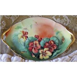 T & V Limoges Nasturtium Vanity Tray - Hobart #1981049