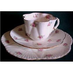 Late Foley Shelley Edwardian Dainty Rose Trio  #1981058