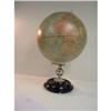 Image 1 : SALE World Globe on Wood Base Nickle Plated #1981365
