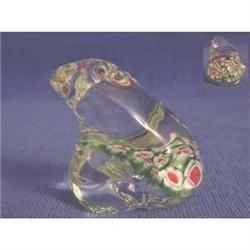 Millifleori Small Glass Frog Paperweight #1981380