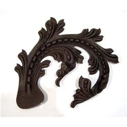 Leave Ornament in Iron for Gardens, grates and #1981478
