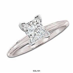 1.01 CARATS VS DIAMOND solitaire ring princess #1981522