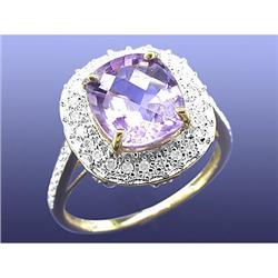 Amethyst and Diamond Ring #1981721