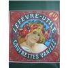 Image 1 : Original MUCHA label for Lefevre Utile - RARE! #1990942