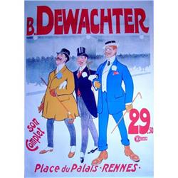 Original VINATGE Poster - Maison deWachters #1990948