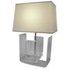 Image 1 : Lucite Lamp #1991086