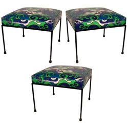 Set of 3 Paul McCobb Stools #1991087