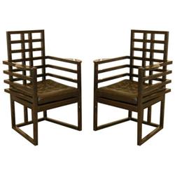 Pair of Stanley Tigerman Arm Chairs #1991089