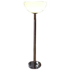 Chrome & Glass Floor Lamp #1991113