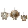 Image 1 : Chandeliers in the style of Venini or Mazzega #1991122