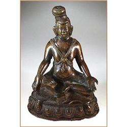 TIBETAN MAHASIDDHA BRONZE 16th Cent. #1991169