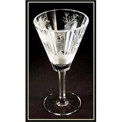 6 OLD ENGRAVED WINES MOSER DEER LOBMEYR #1991177