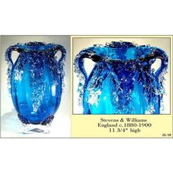 VICTORIAN STEVENS & WILLIAMS ART GLASS VASE #1991185