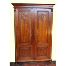 RENAISSANCE REVIVAL WALNUT ARMOIRE c.1900 #1991195