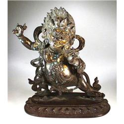 TIBETAN VAJRAPANI BRONZE FIGURE 17-18th Cent. #1991199