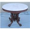 Image 1 : OUTSTANDING BROOKS MARBLE TOP PARLOR TABLE #1991232