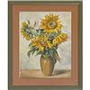 Arthur Helwig Sunflowers Watercolor painting #1991271