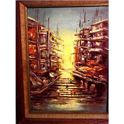 Japanese Oil Painting Signed #1991426