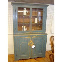 Canadian painted step back cupboard #1991440