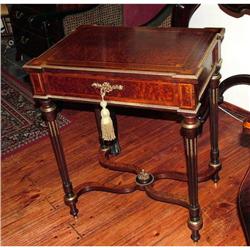 French game table Marquetry bronze  Mint  #1991507